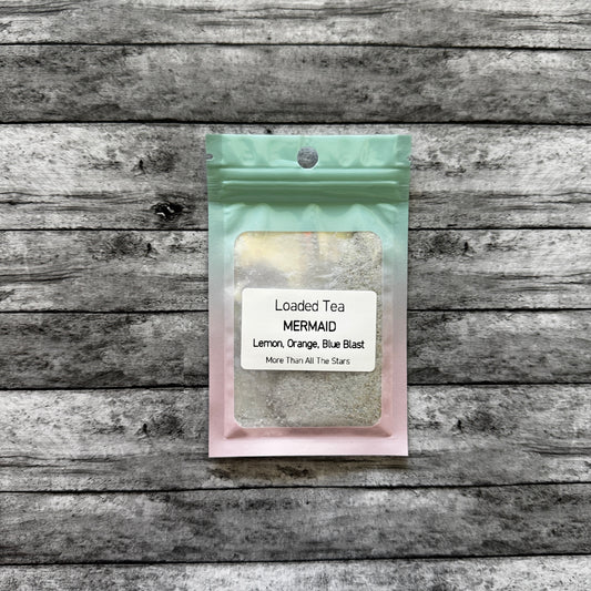 Mermaid Loaded Tea Drink Mix (Lemon, Orange, Blue Blast)