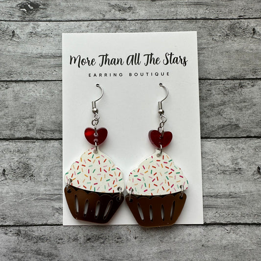 Birthday Cupcake Earrings