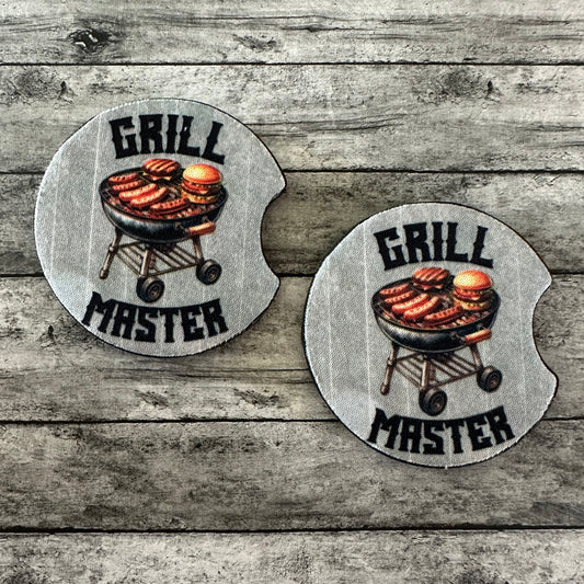 Grill Master Neoprene Car Coaster