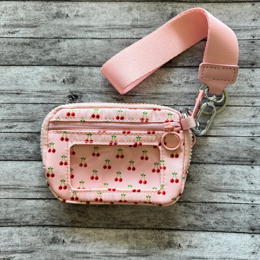 Cherry Wristlet Wallet