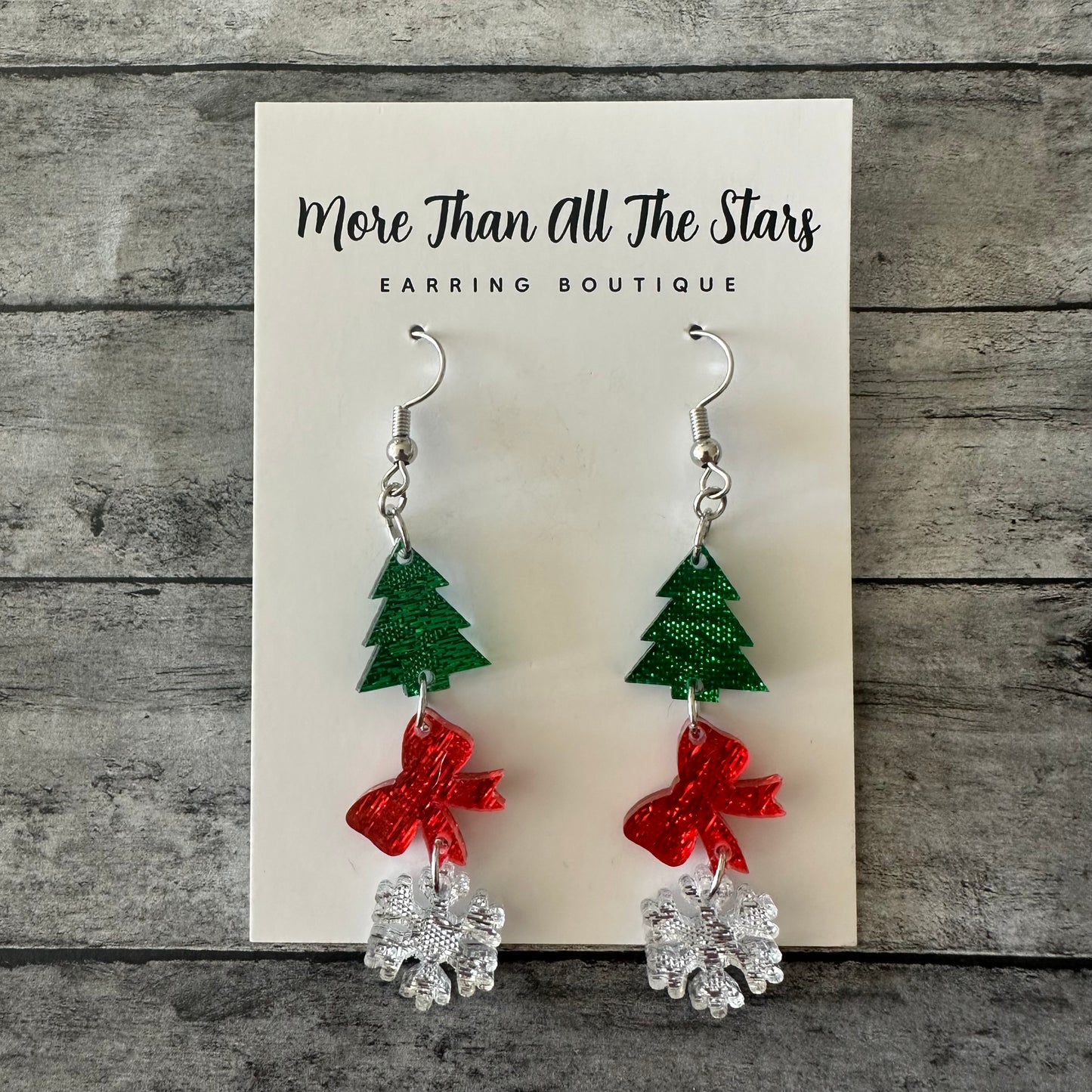 Christmas Stack Earrings