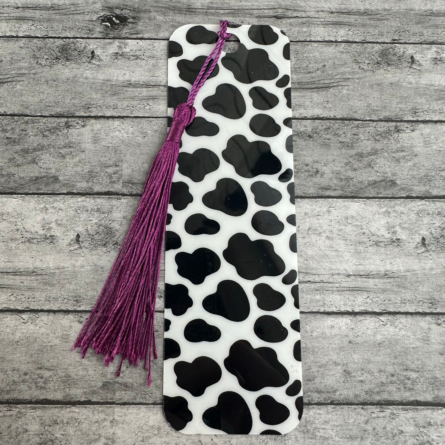 Cow Print Bookmark