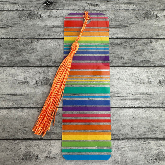 Rainbow Stripe Bookmark