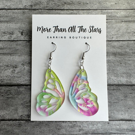 Pastel Butterfly Earrings
