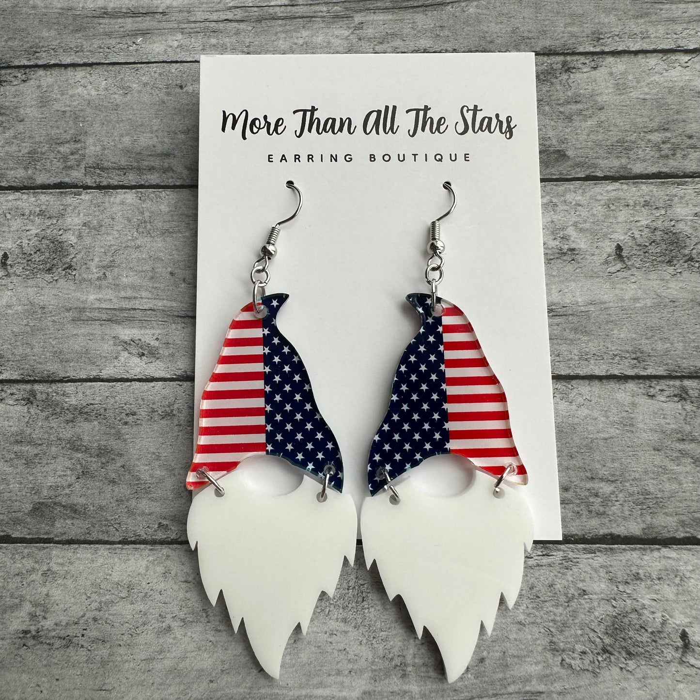 Americana Gnome Earrings