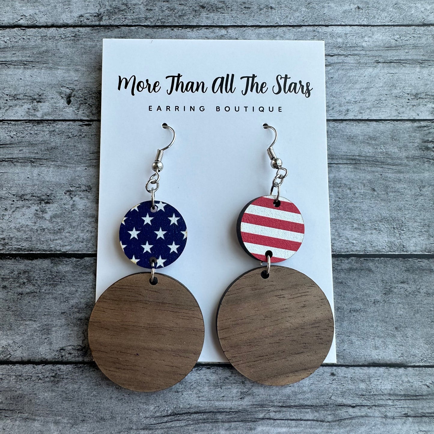 Americana Circle Earrings