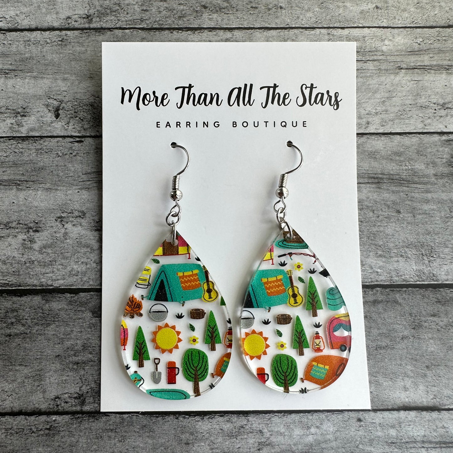 Camping Earrings