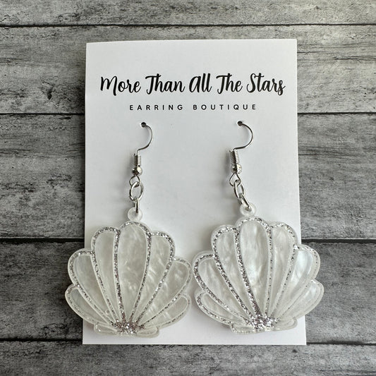 Pearl Mermaid Oyster Earrings