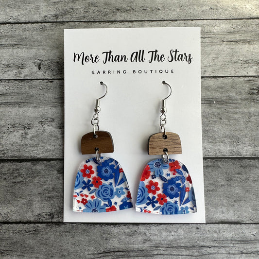 Americana Floral Earrings