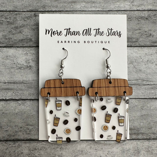 Coffee Cup Earrings