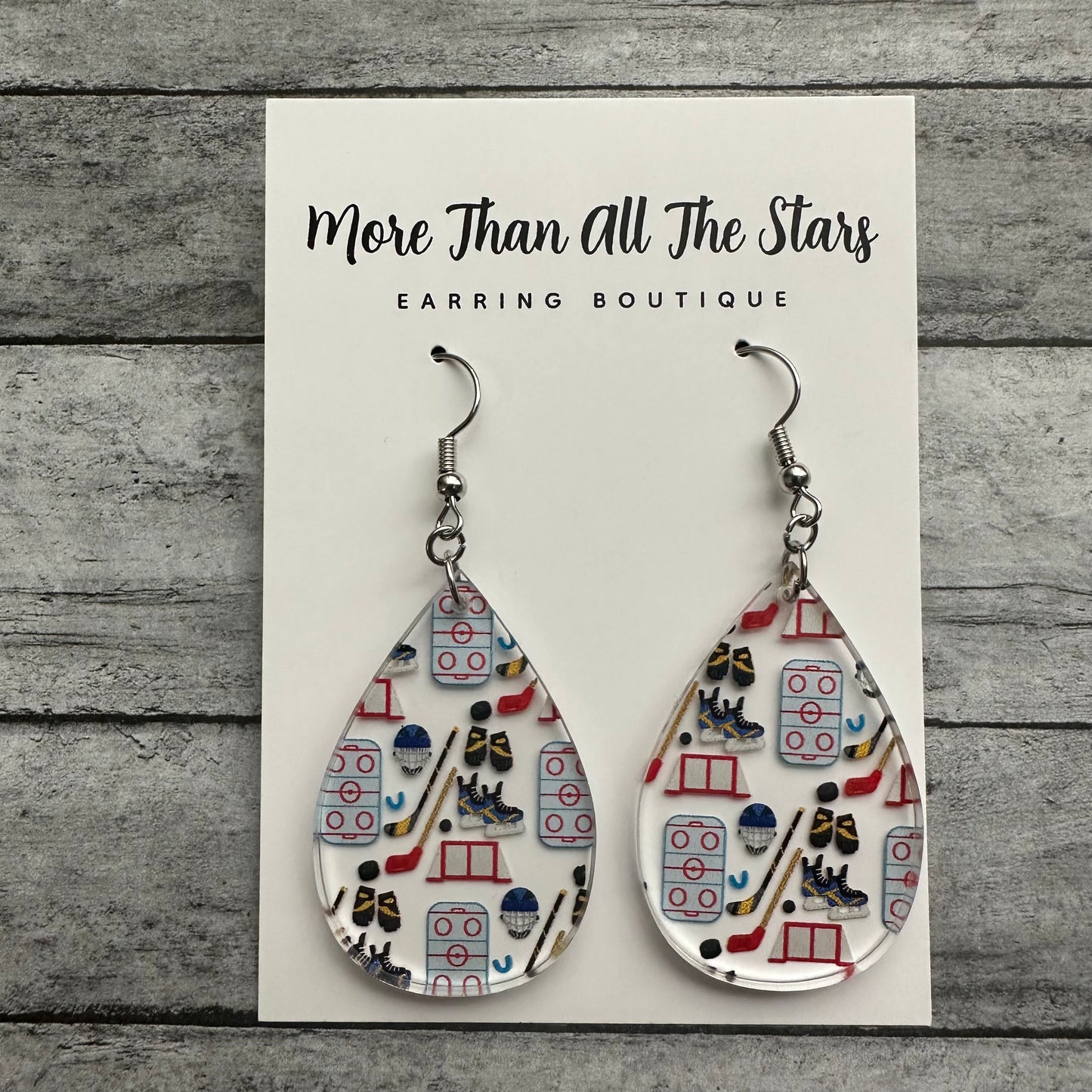 Hockey Earrings