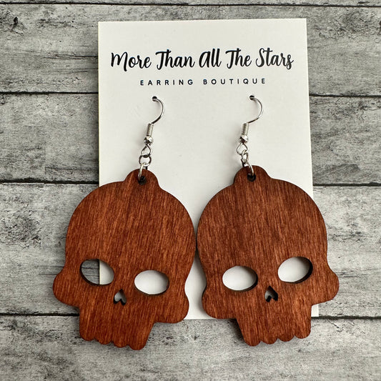 Cherry Skull Earrings