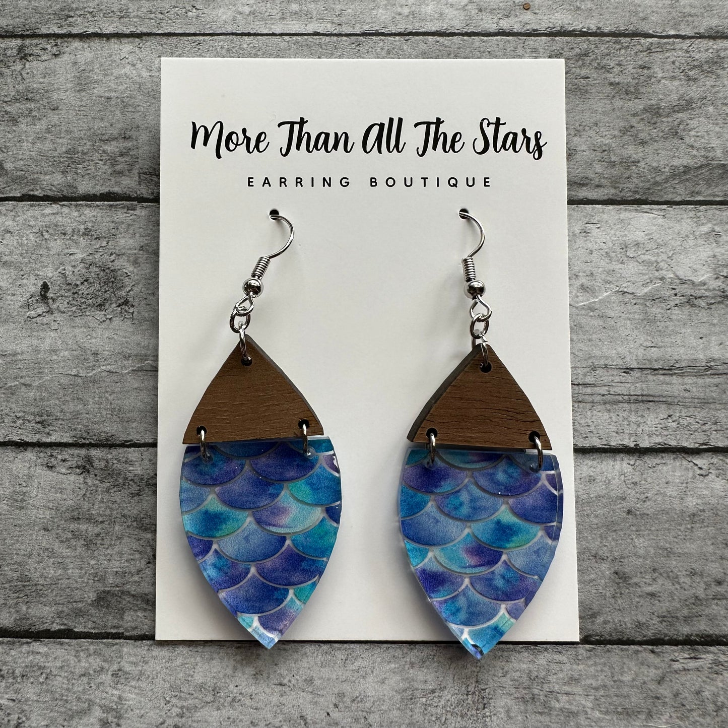 Mermaid Scale Earrings