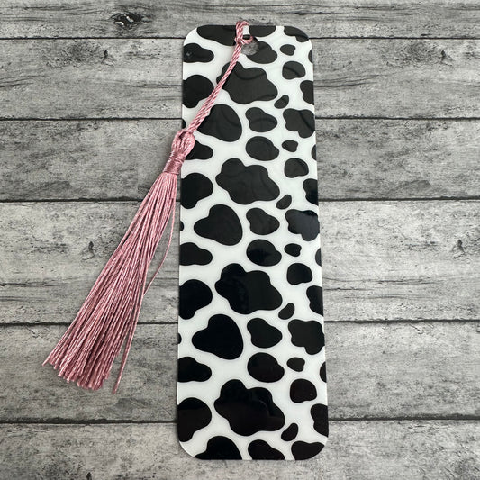 Cow Print Bookmark