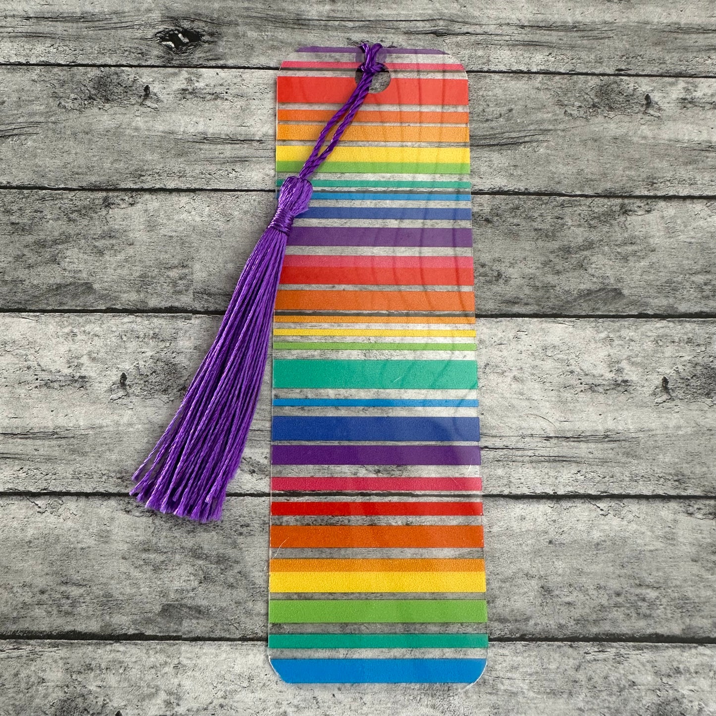 Rainbow Stripe Bookmark