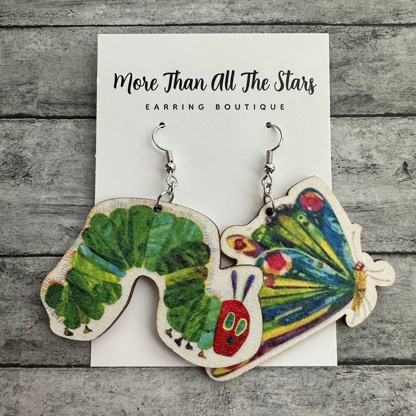 Hungry Hungry Caterpillar Earrings