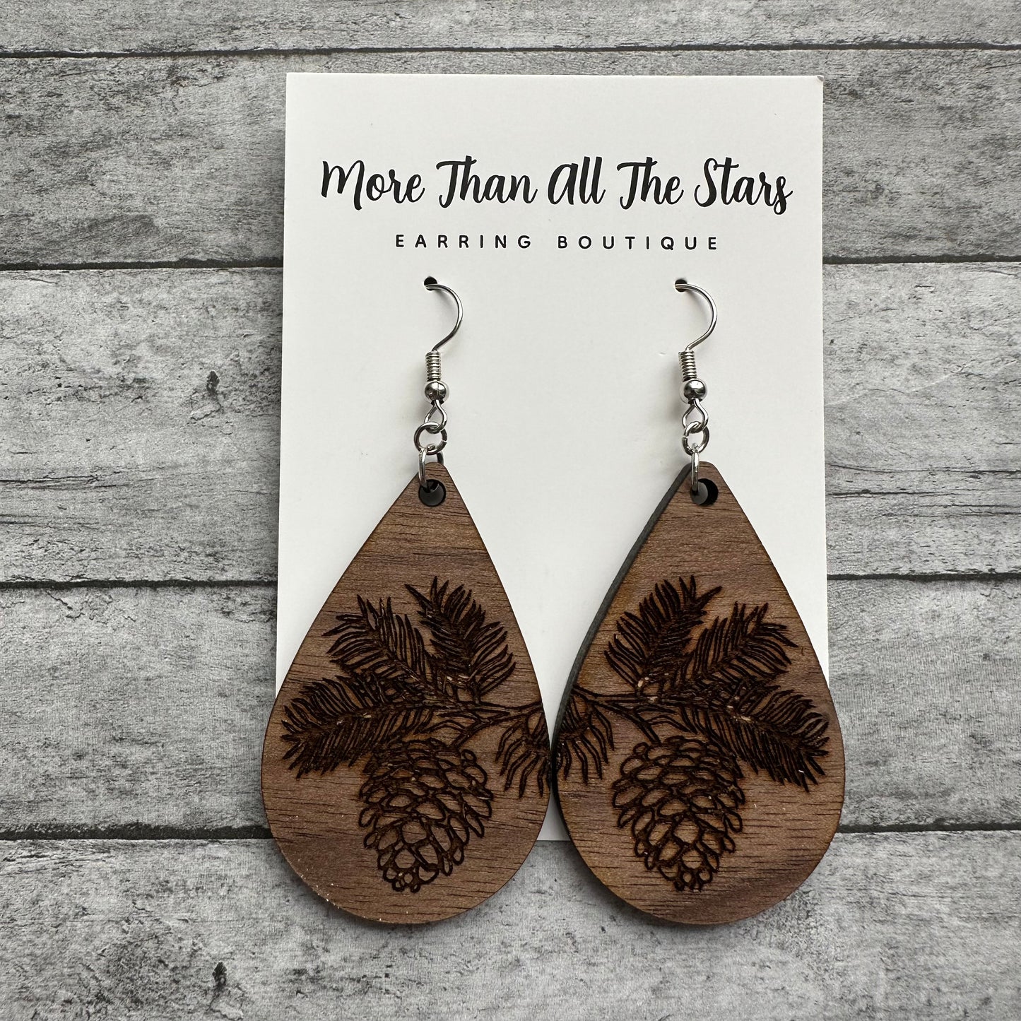 Pinecone Earrings