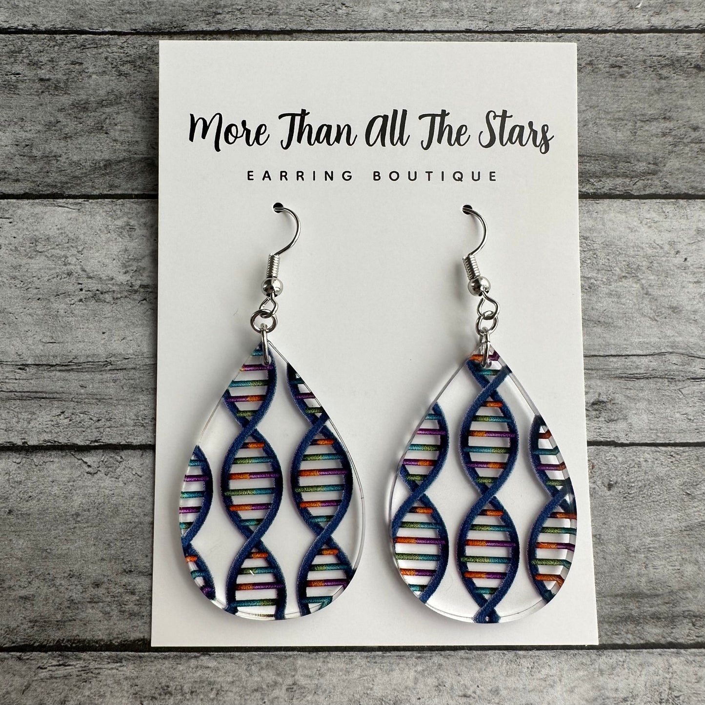 DNA Strand Earrings