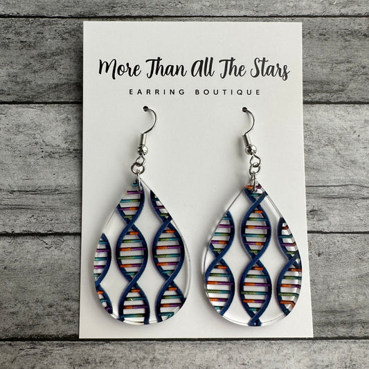 DNA Strand Earrings