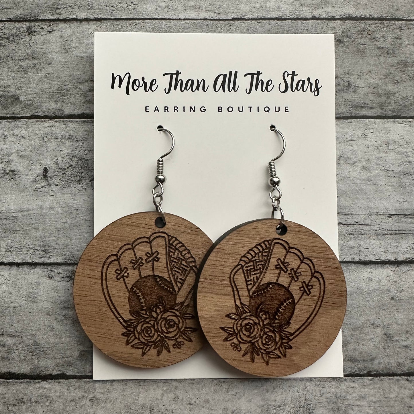 Baseball Glove Earrings