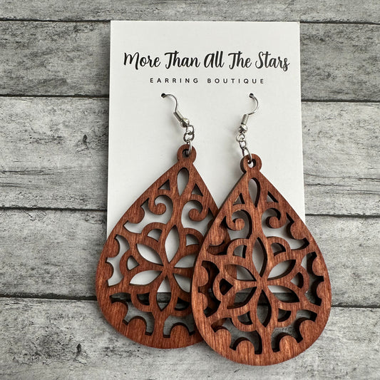 Cherry Cutout Earrings