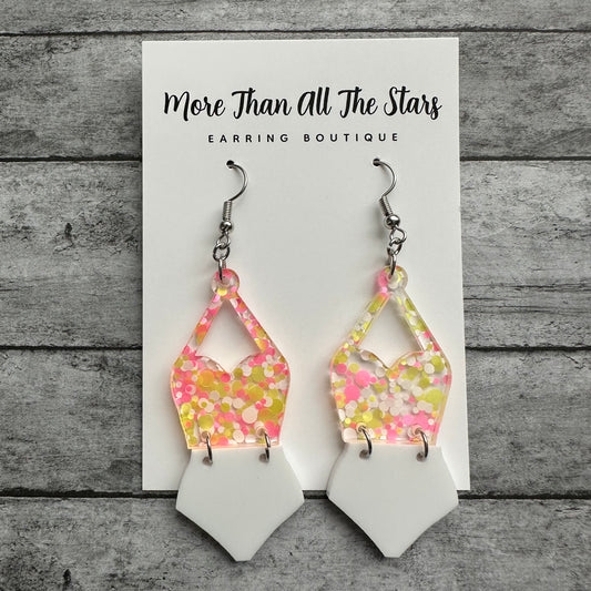 Confetti Bikini Swimsuit Earrings