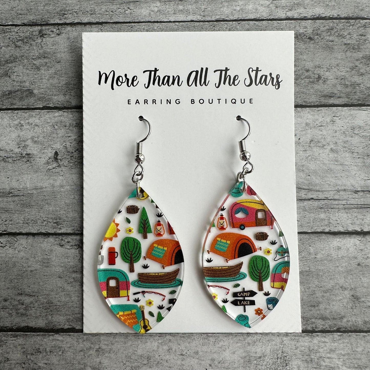 Camping Petal Earrings