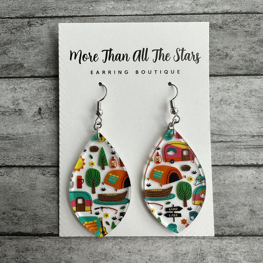 Camping Petal Earrings