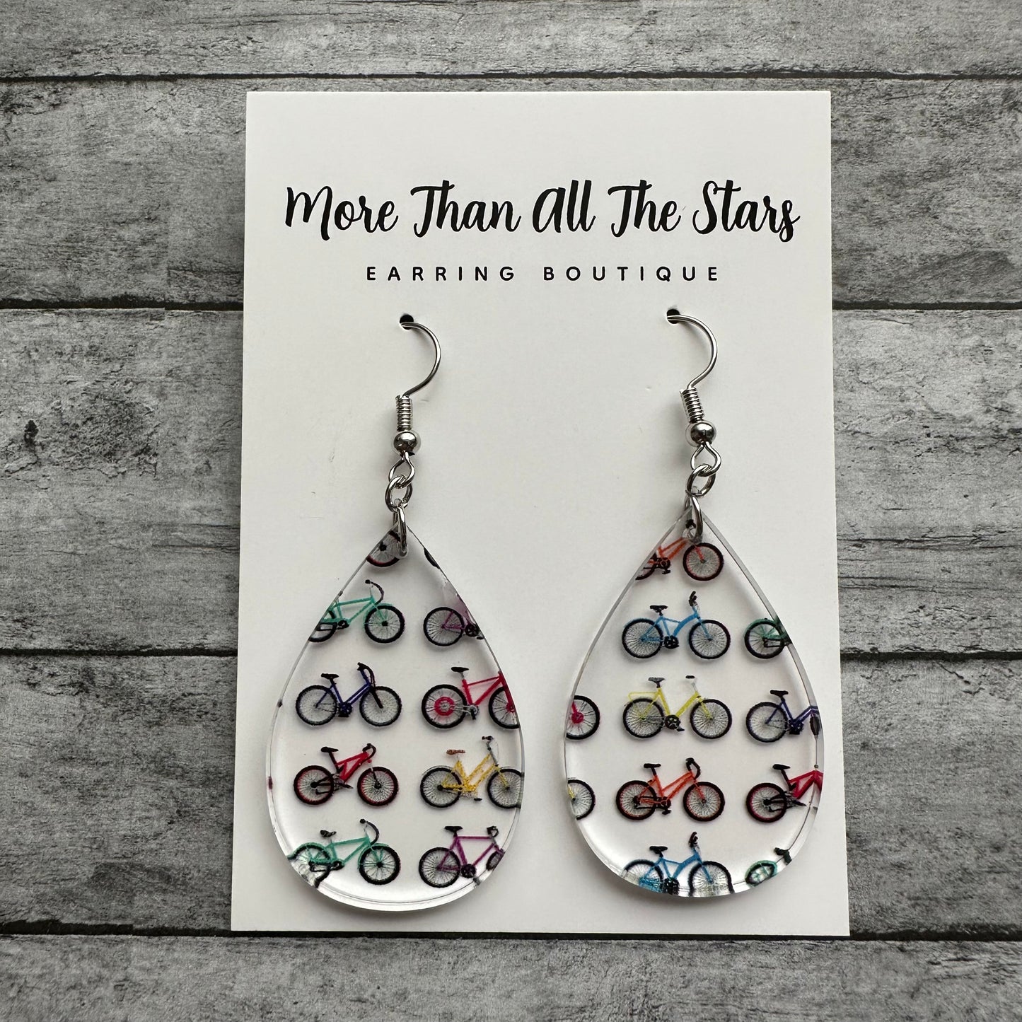 Bicycle Earrings