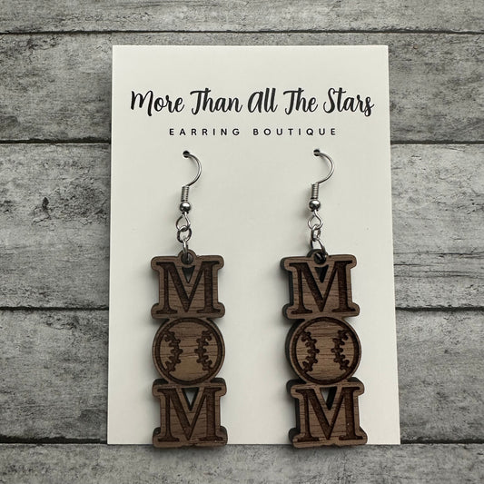 Baseball Mom Earrings