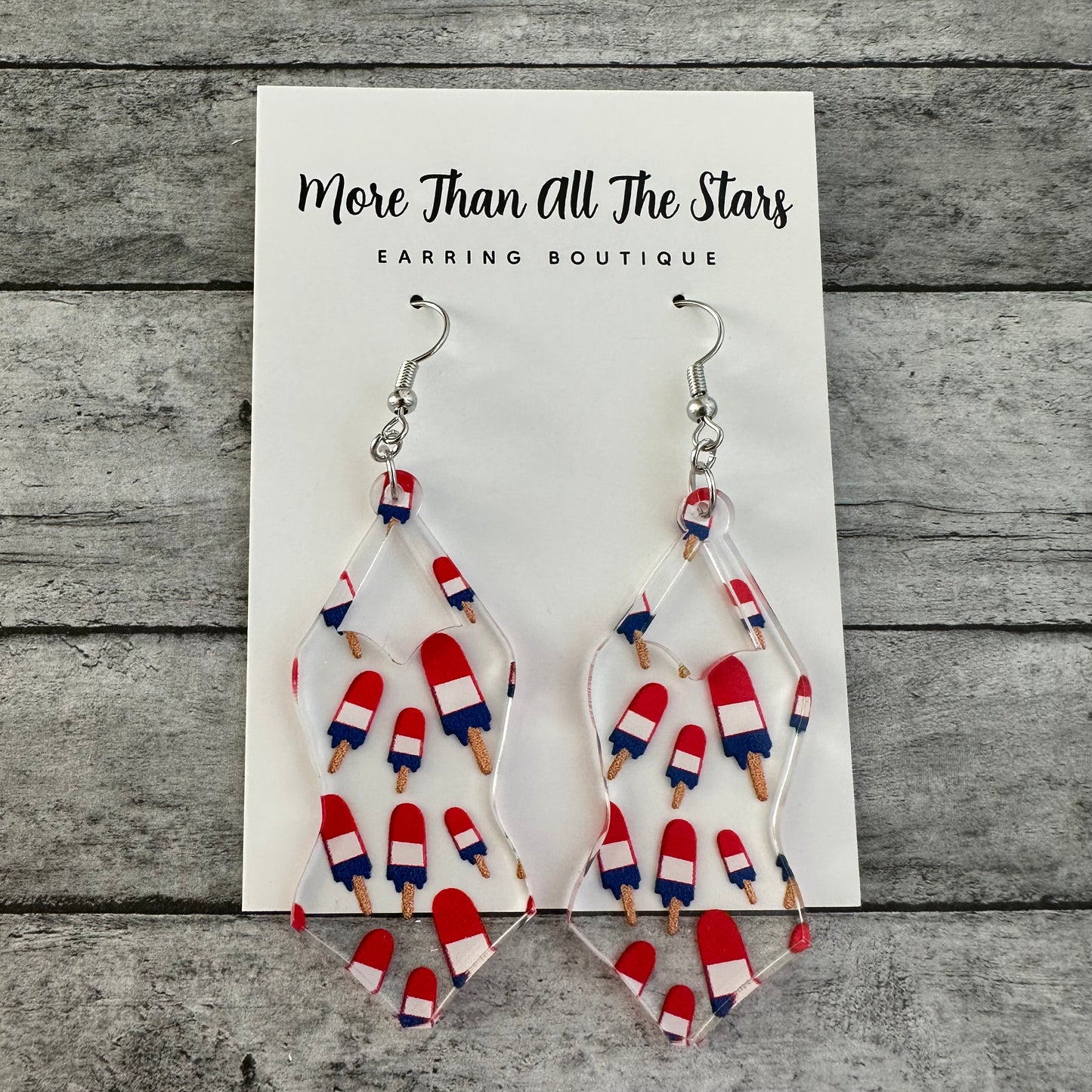 Americana Popsicle Swimsuit Earrings